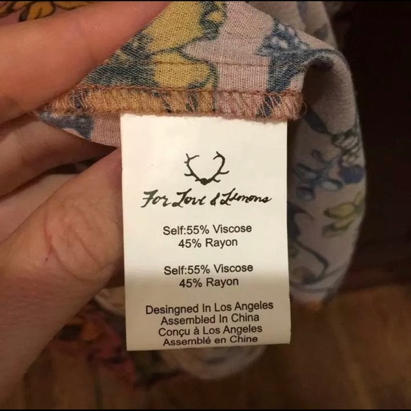 🌸 For Love & Lemons Mauve Floral Open Back Shift Dress – Size M – NWT Boho Chic - Picture 6 of 8